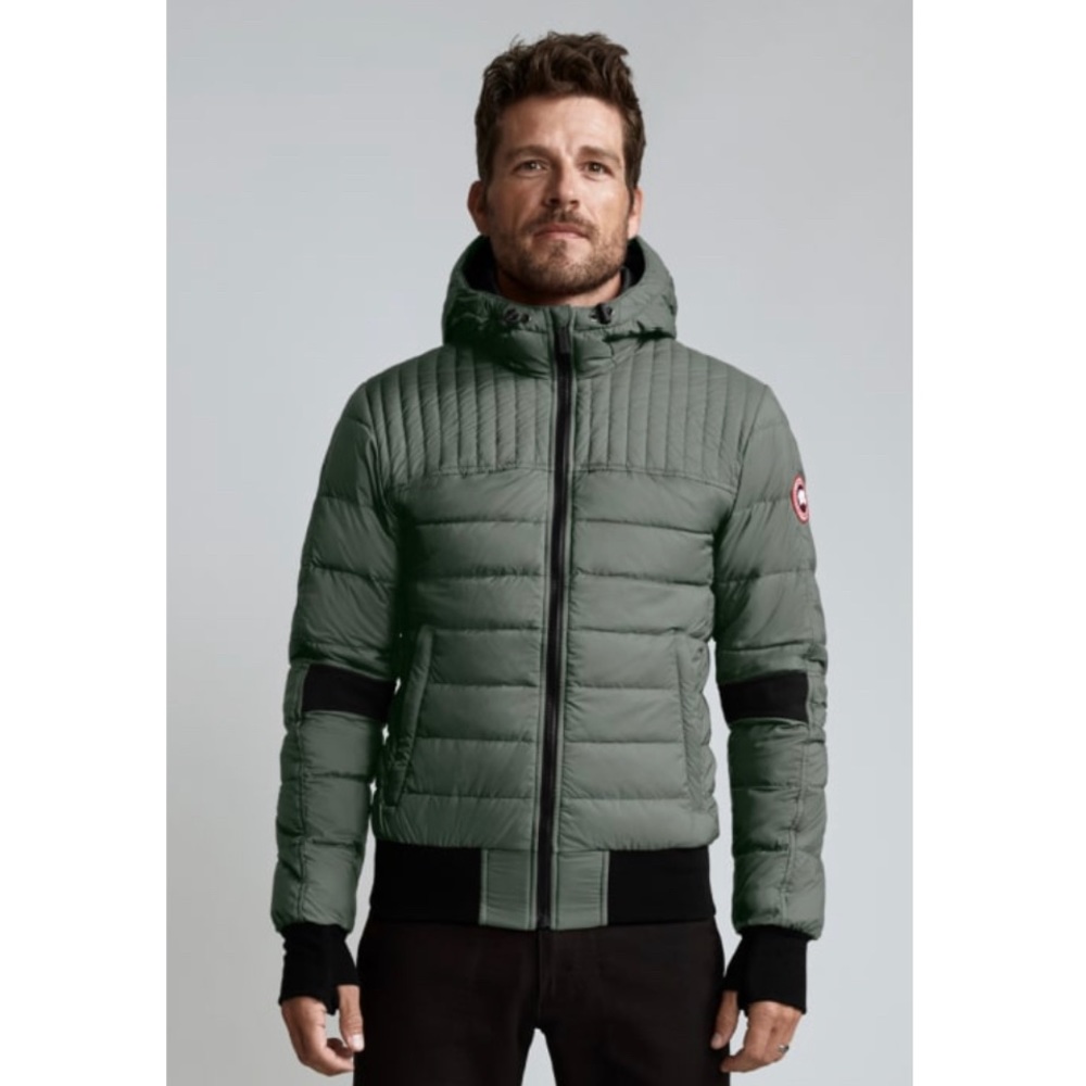 Canada Goose Cabri Hooded ZIP Puffer Jacket Sage L